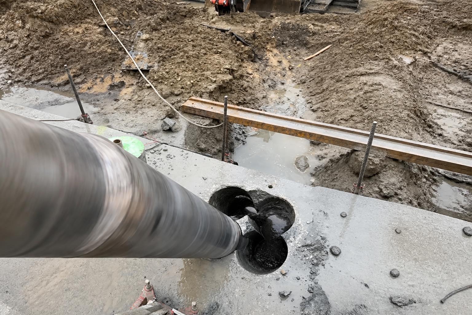 Betonboringen nieuwbouw huurappartementen Wilgenstraat Roeselare